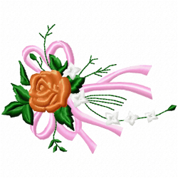 Flowers And Tree Embroidery Design 6 Flowers And Tree Embroidery Design 6